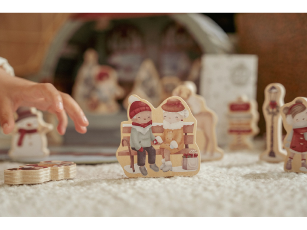 LITTLE DUTCH Adventní kalendář Vlakové nádraží