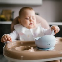 BABYONO Miska silikonová s přísavkou 6m+