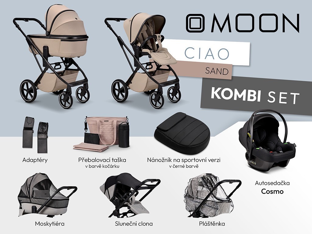 MOON CIAO KOMBI set - Sand