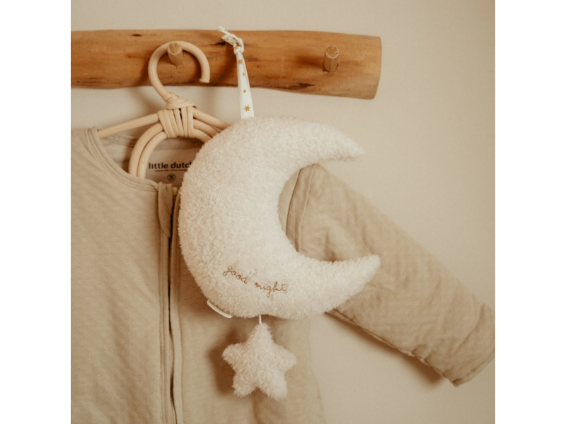 LITTLE DUTCH Hudební měsíc Newborn Naturals