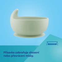 CANPOL BABIES Silikonová miska s přísavkou 330ml