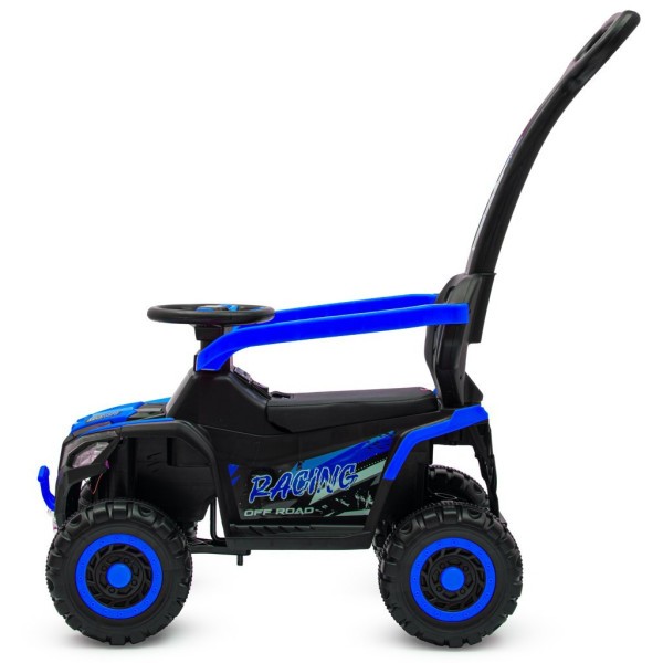 BABY MIX Dětské elektrické odrážedlo Ruggy s vodící tyčí