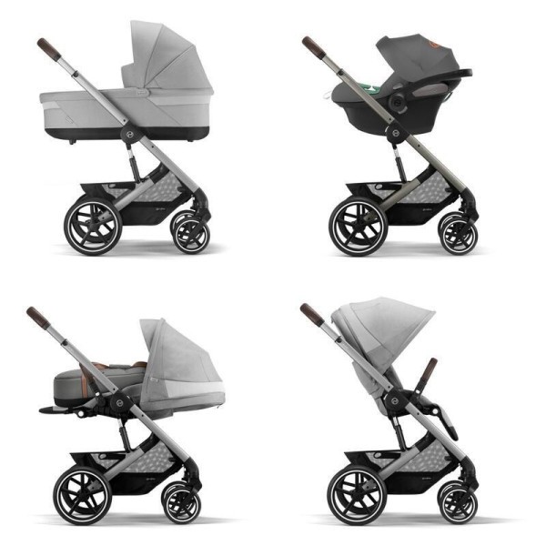 CYBEX Akční set Balios SET S Kočárek + korba + autosedačka Cybex + adaptéry
