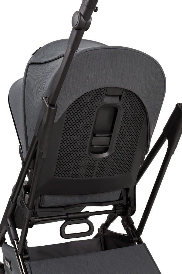 MOON PIÚ EXTRA black chrome Kombinovaný kočárek