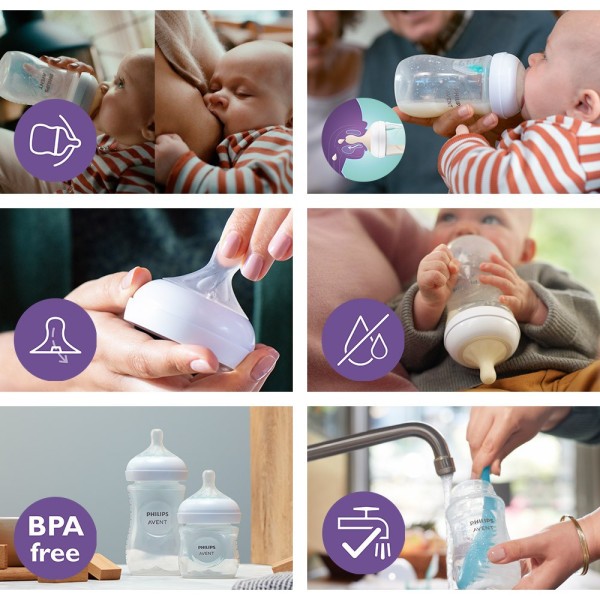 Philips AVENT Novorozenecká startovní sada Natural Response s ventilem AirFree