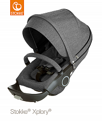 Stokke® Sportovní sedačka Xplory®, Crusi™ , Trailz™  Black Mélange
