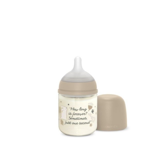 SUAVINEX Láhev sklo WONDERLAND 120 ml fyziologická SX PRO +0 SF