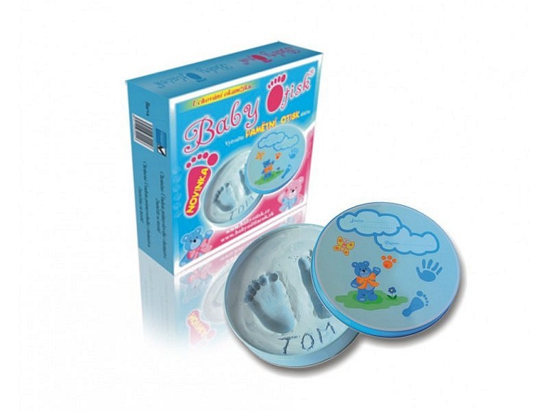 Baby Otisk® kulatá kovová krabička Baby Otisk® kulatá kovová krabička