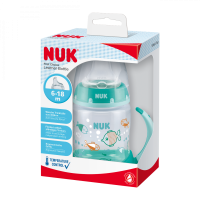 NUK FC lahvička na učení s kontrolou teploty, 150 ml