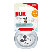 NUK Dudlík Space Disney Mickey Mouse silikon, 1 ks BOX