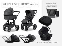 MOON RESEA + Kombi set Kombinovaný kočárek