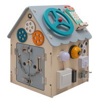 BABY MIX Activity Board Domeček LED Montessori