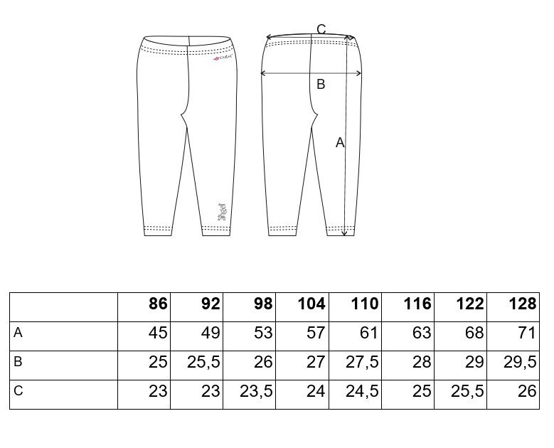 LITTLE ANGEL Legíny smyk Outlast® - tm.smaragd