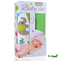 Baby set - 2x bambusová osuška