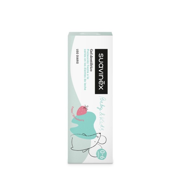 SUAVINEX Dětská zubní pasta BABY/KIDS s jahodovou příchutí - 50 ml