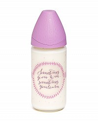 Kojenecká láhev Suavinex Meaningful life, skleněná, 240ml