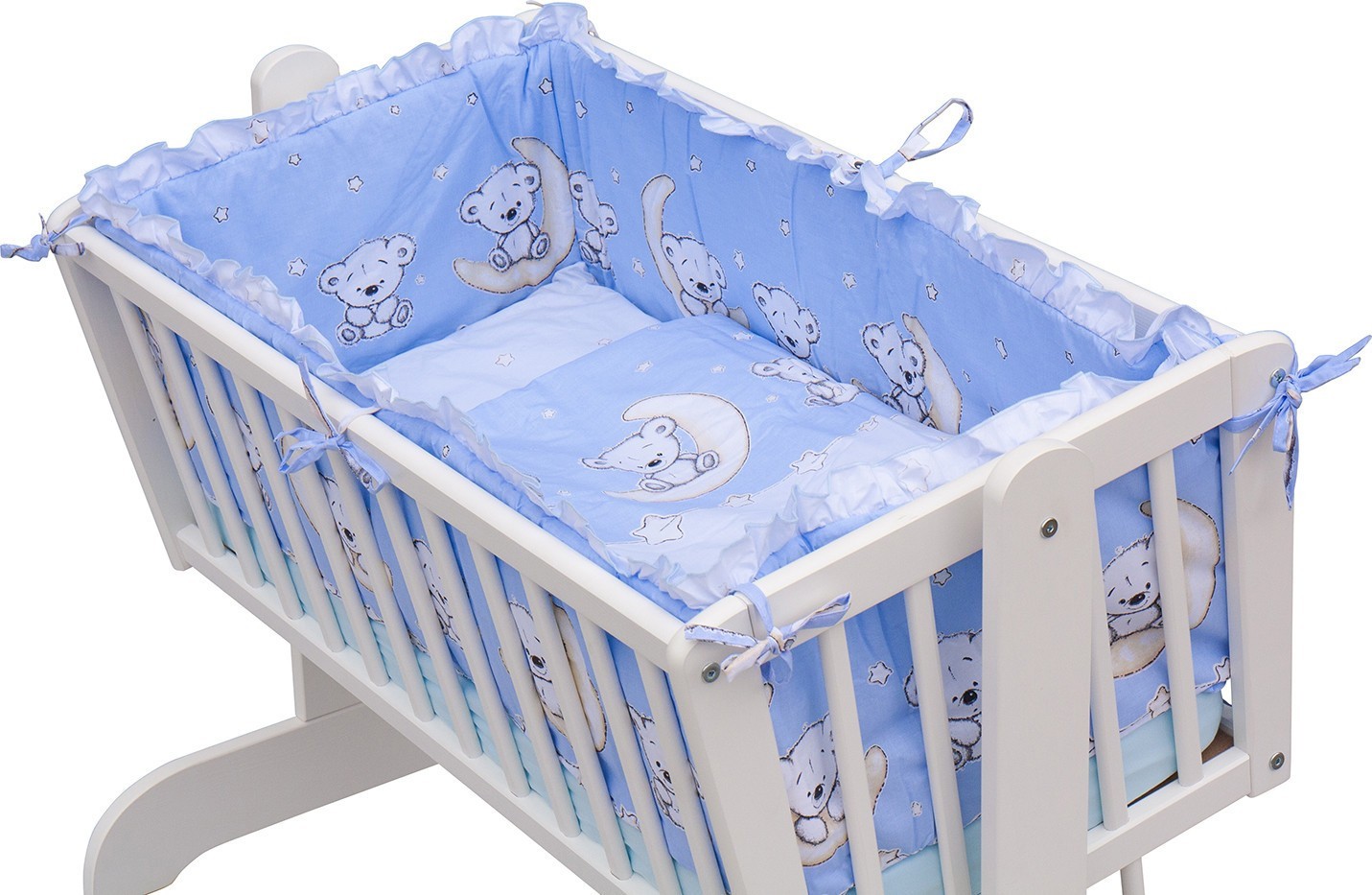 SCARLETT Souprava do kolébky - Toro -  modrá