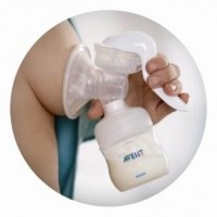 PHILIPS AVENT Odsávačka mateřského mléka Natural se zásobníkem 125 ml + AQUAINT 500 ml