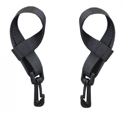 Popruhy na uchycení tašky ke kočárku