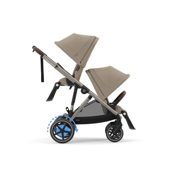 CYBEX Gold e-Gazelle S Sportovní/sourozenecký kočárek + DÁREK kód na slevu GOLD10