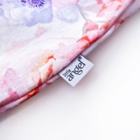 LITTLE ANGEL Sukně kolová - sv.růžová květy