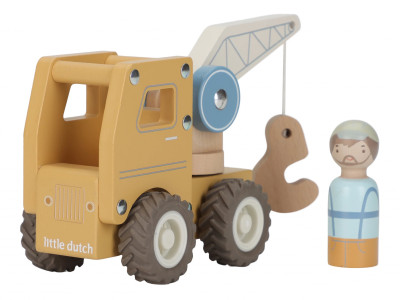 Autojeřáb dřevěný