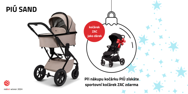 MOON PIÚ Kombinovaný kočárek
