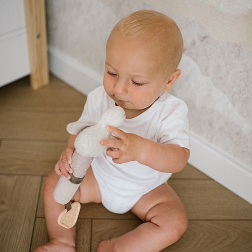 BABYONO Hračka pískací s kousátkem 3m+