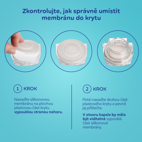 CANPOL BABIES Náhradní díly k odsávačce mateřského mléka Hands-Free