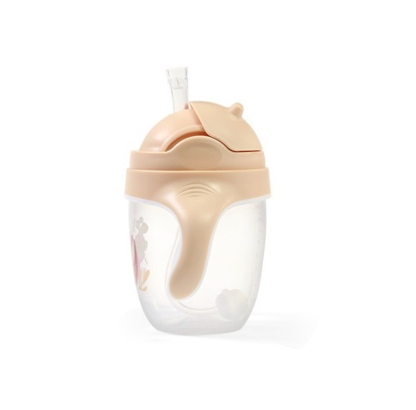 BABYONO Hrnek učicí s brčkem 6m+