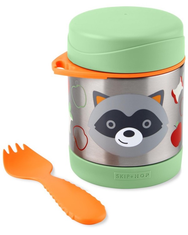 SKIP HOP Zoo Termoska na jídlo se lžičkou/vidličkou 325 ml, 3r+