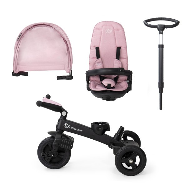 KINDERKRAFT Tříkolka Easytwist Platinum Premium
