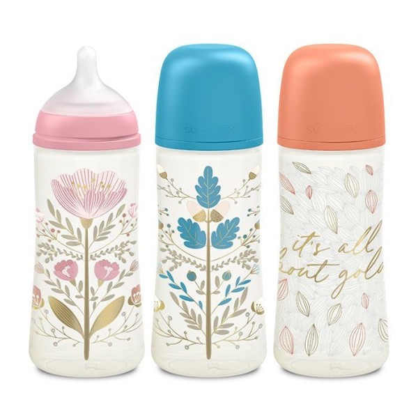 SUAVINEX GOLD KOJENECKÁ LÁHEV 360ml FYZIOL PRŮTOK L