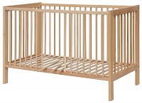 Dětská postýlka Scarlett DOMINIK s vyndavacími příčkami buk - 120 x 60 cm Dětská postýlka Scarlett DOMINIK s vyndavacími příčkami buk - 120 x 60 cm