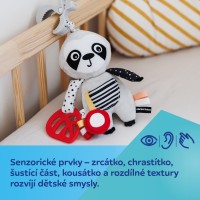 CANPOL BABIES Senzorická interaktivní závěsná hračka LENOCHOD s klipem BabiesBoo