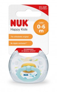 NUK Dudlík HAPPY KIDS,LA,V1 (0-6m.) BOX NUK Dudlík HAPPY KIDS,LA,V1 (0-6m.) BOX