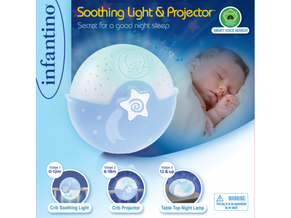 INFANTINO Noční lampička s projekcí