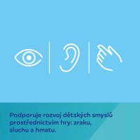 CANPOL BABIES Edukativní plyšová kniha FOX