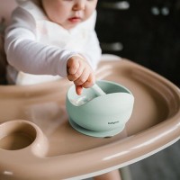BABYONO Miska silikonová s přísavkou 6m+