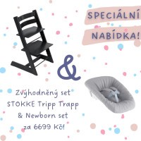AKČNÍ SET Stokke® Tripp Trapp® židlička + Newborn Set AKČNÍ SET Stokke® Tripp Trapp® židlička + Newborn Set