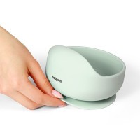 BABYONO Miska silikonová s přísavkou 6m+