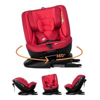 KINDERKRAFT Autosedačka Xpedition Isofix Red, Otočná 0-36 kg