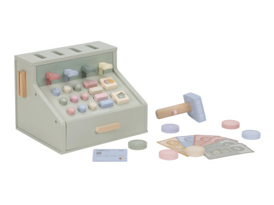 Pokladna se skenerem a čtečkou karet dřevěná