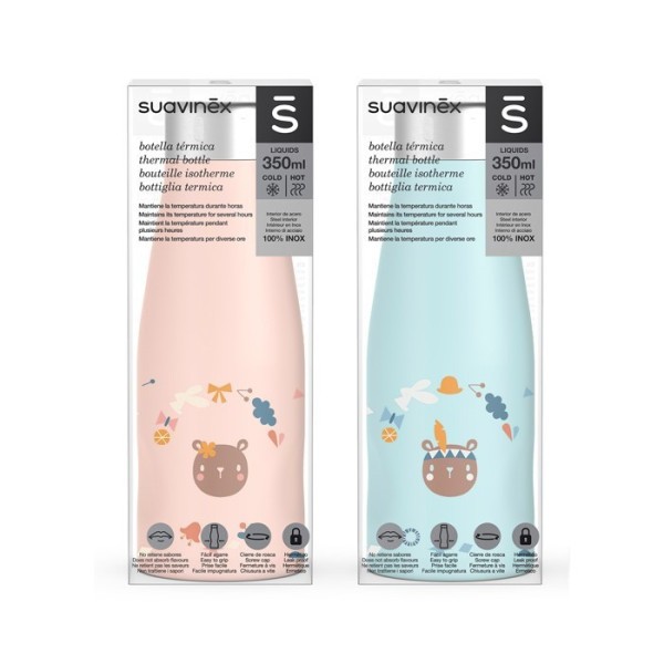 SUAVINEX TERMO NEREZOVÁ LÁHEV 350ml