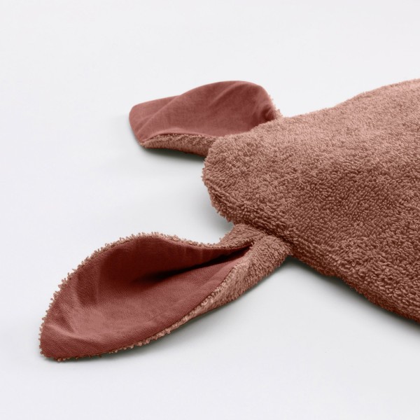 BIBS Kangaroo osuška s kapucí z BIO bavlny