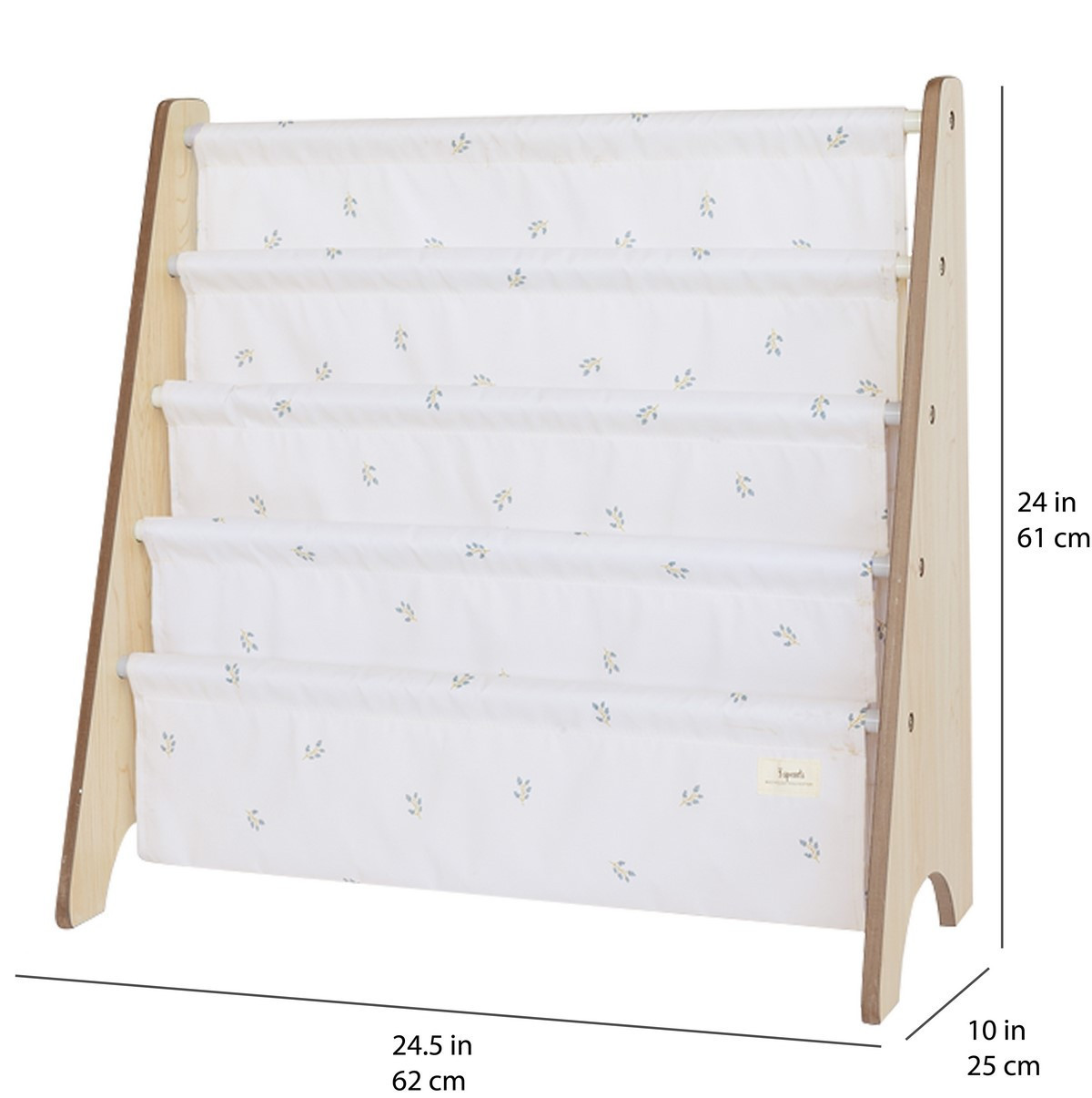 3 SPROUTS Stojan na knížky Recycled