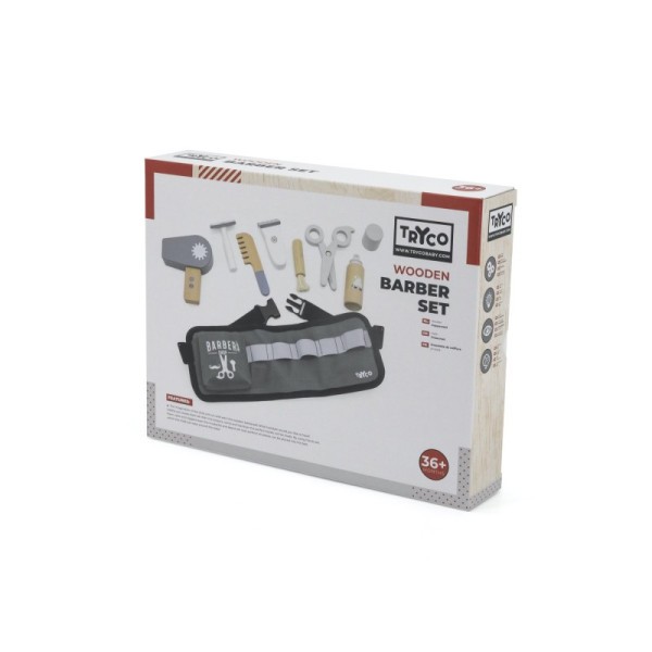 TRYCO Dřevěný barber set
