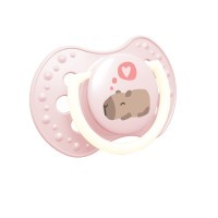 LOVI Dudlík svítící silikonový dynamický CAPICHILL 6-18m 2ks