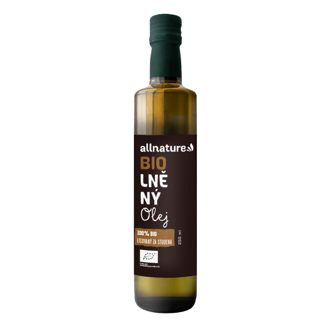 ALLNATURE Lněný olej BIO - 250 ml