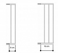 Prodloužení Geuther k zábranám 0091+ a 0092+